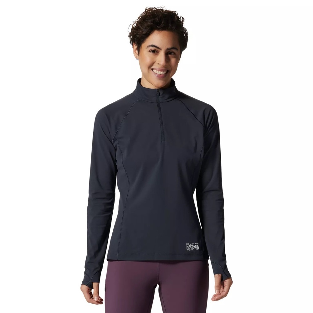 BNWT Mountain Hardwear W’s Mountain Stretch 1/2 zip black BNWT